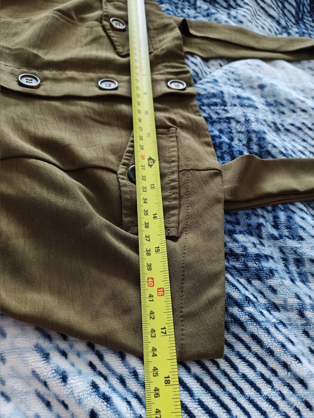 GUESS Olive Utility Button-Front Jumpsuit - Picture 9 of 12